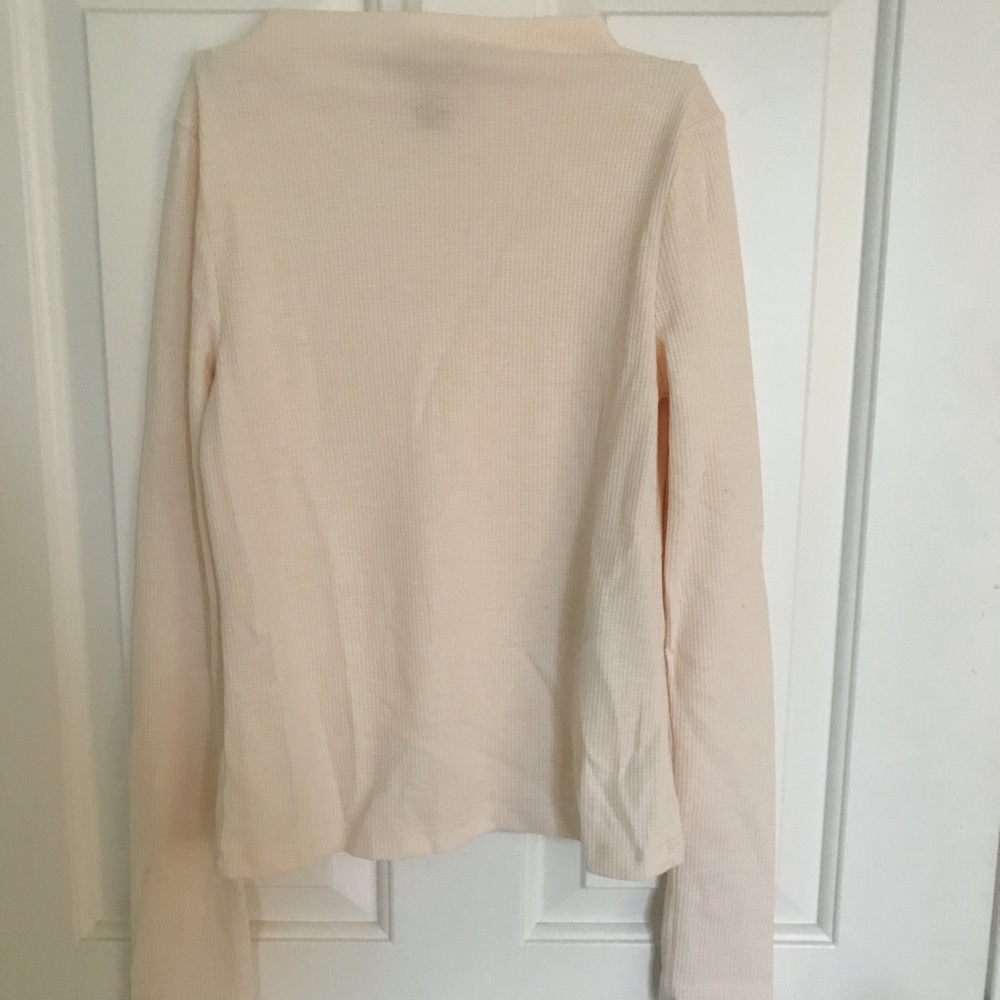 Forever 21 cream colored long sleeve t-shirt NWOT